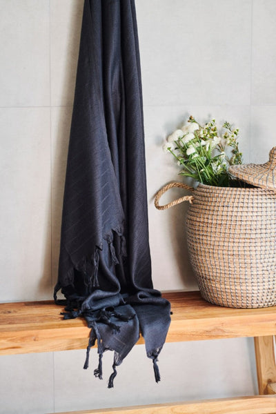 Luin Living - Bamboo Pyyhe 90x180cm Black