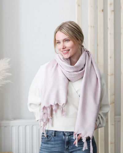 Luin Living - Bamboo Pyyhe/hartiahuivi 90x180cm Dysty Rose