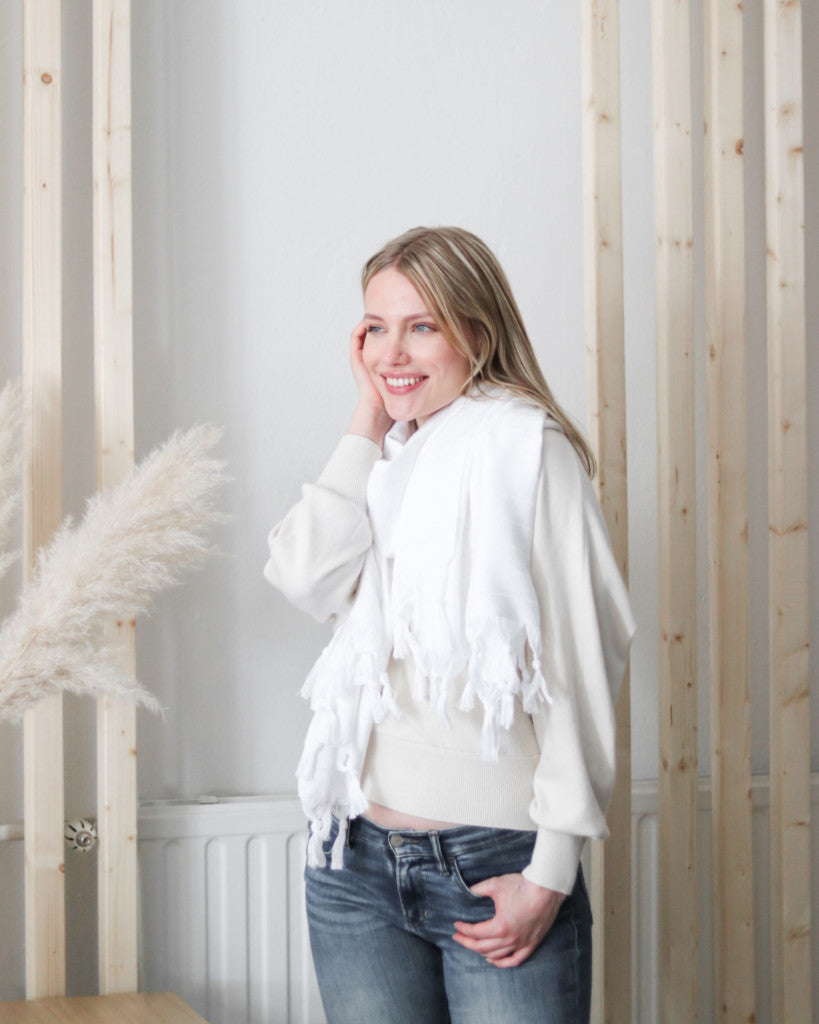 Luin Living - Bamboo Pyyhe 90x180cm Snow
