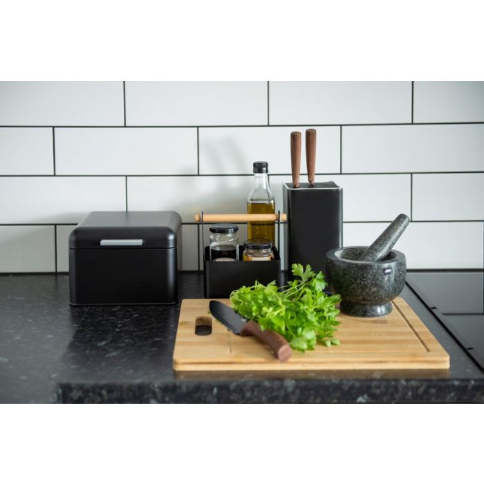 Maku Kitchen life Kori puisella kantokahvalla S valkoinen