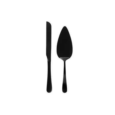 Maku Kitchen life Kakkulapio ja -veitsi setti musta