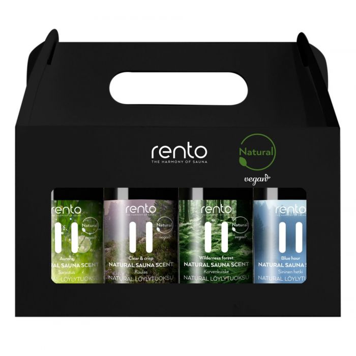 Rento Natural löylytuoksu lahjapakkaus 4 x 100 ml