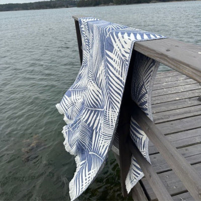 UUTTA! Como Piknik-viltti / torkkupeitto / jättipyyhe sininen 140x170cm