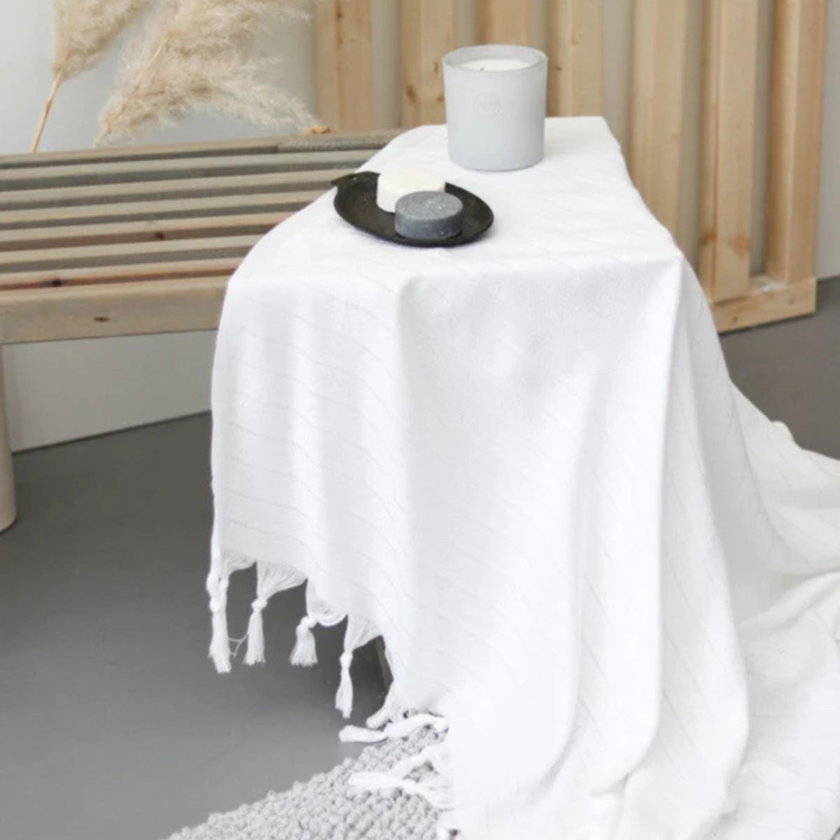 Luin Living - Bamboo Pyyhe 90x180cm Snow
