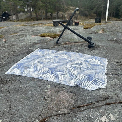 UUTTA! Como Piknik-viltti / torkkupeitto / jättipyyhe sininen 140x170cm