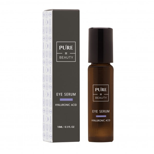 PURE=BEAUTY EYE SERUM ROLL-ON WITH HYALURONIC ACID 10ML